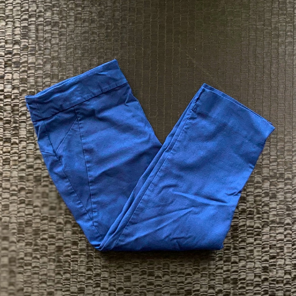 RW&Co | Pull-on Dress Capris - L, Blue